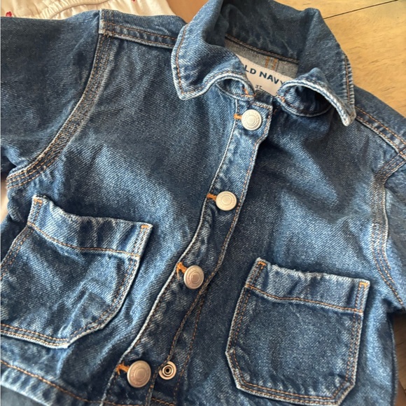 Denim and Rust Kids Clothing Set - Picture 2 of 6